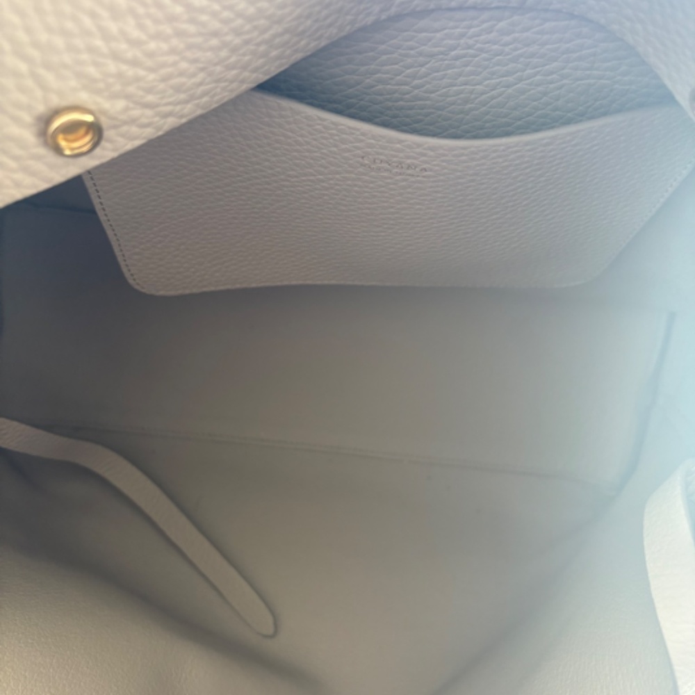 Cuyana Pebbled Leather Tote in Beige - Picture 7 of 9